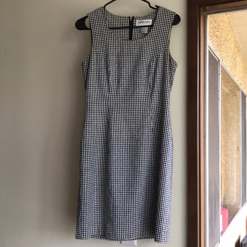 Vintage Carol Horn Workshop dress black and white